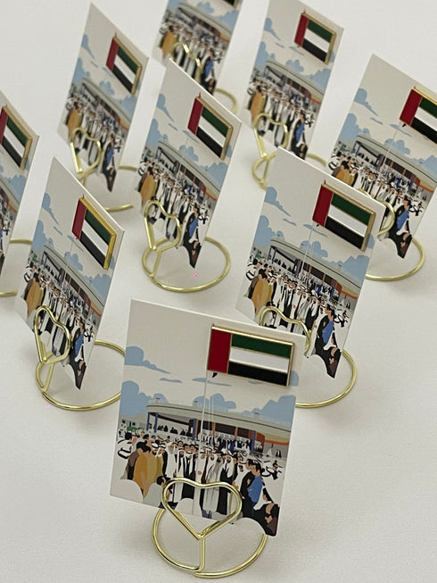oh, Wanted Studio Favors - UAE Flag Brooch Badge